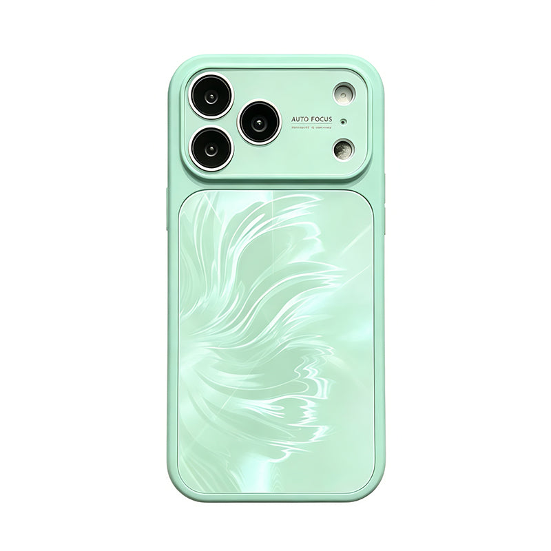 iPhone Feather Aurora Texture Cooling Case