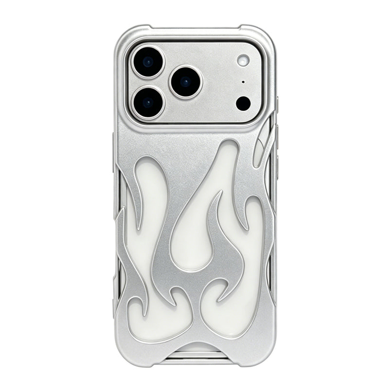 iPhone Flame Hollow Case
