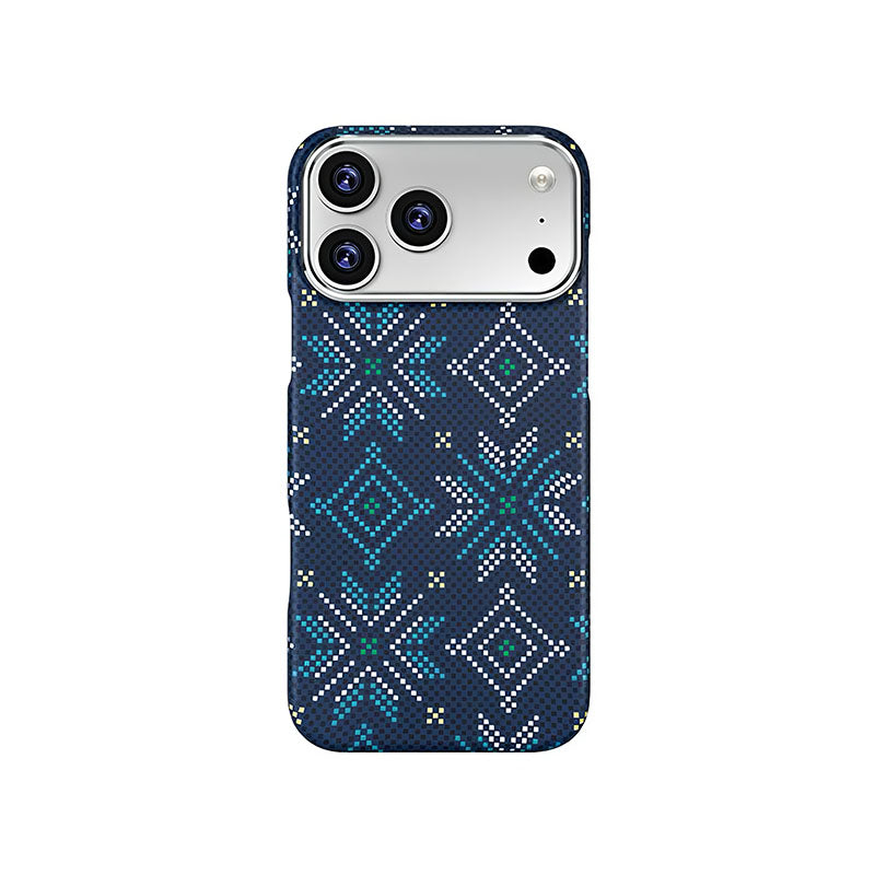 iPhone Iridescent Diamond Pattern MagSafe Case