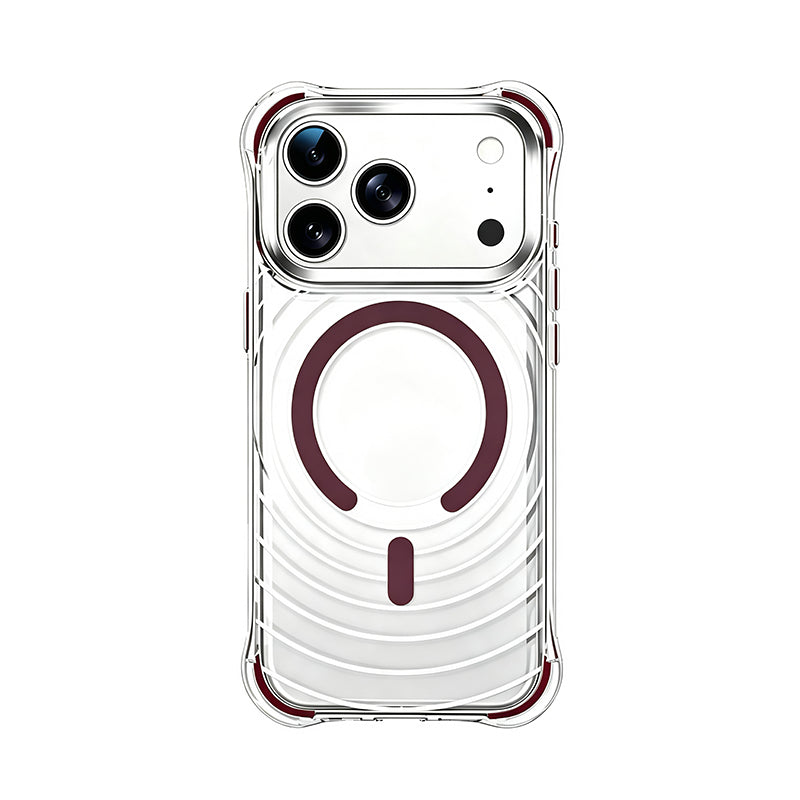 iPhone Wave Transparent MagSafe Case