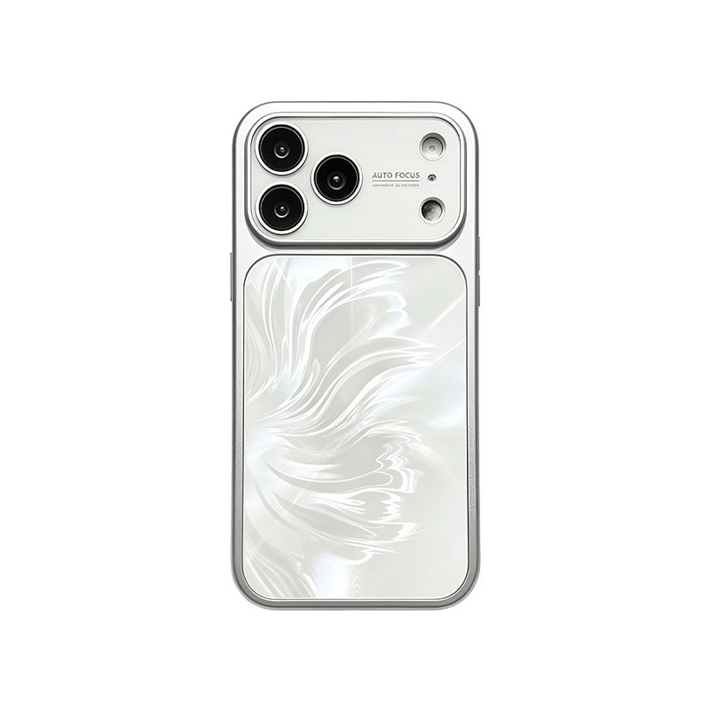 iPhone Feather Aurora Texture Cooling Case