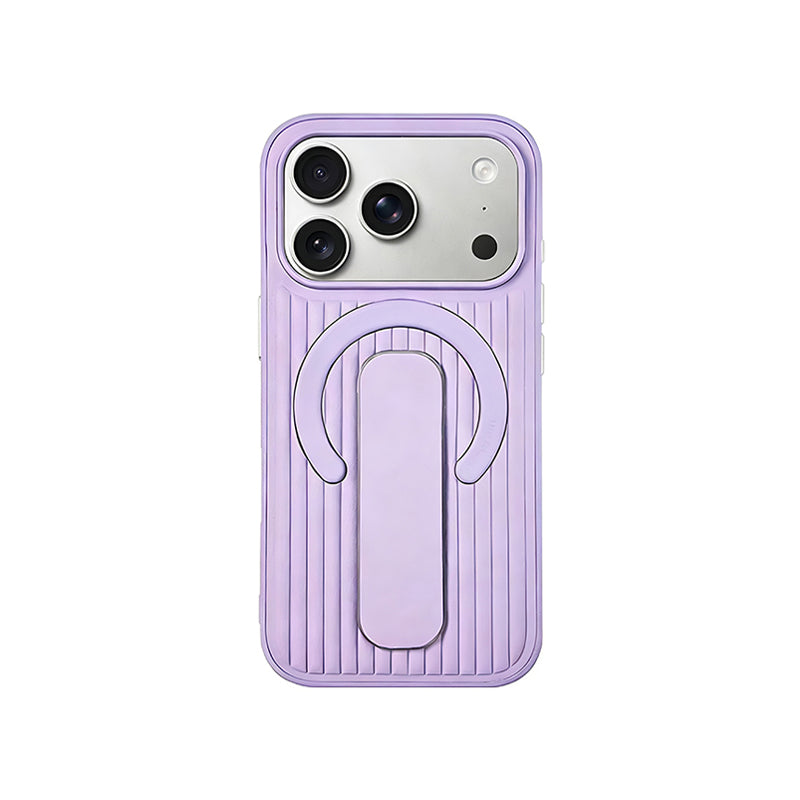 iPhone Leather Finger Strap Case