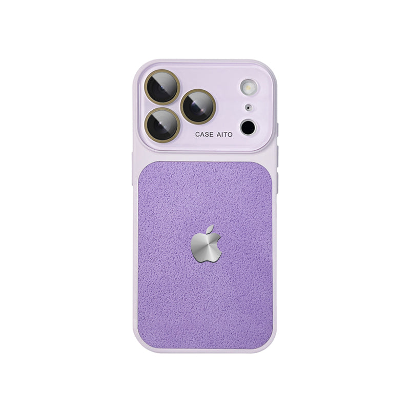 iPhone Crater Crystal Lens Leather Case