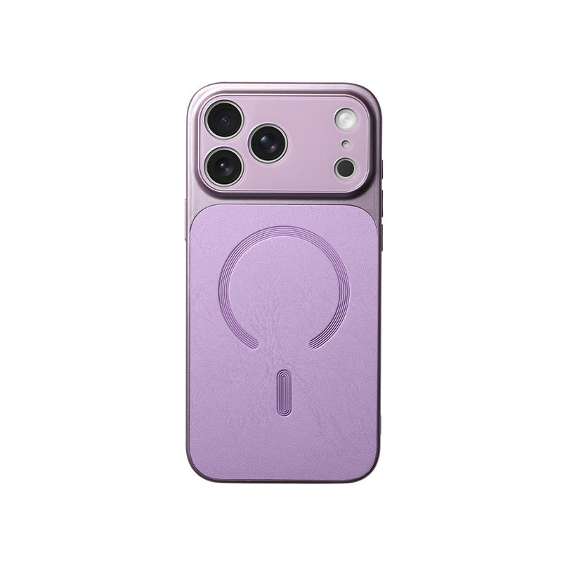 iPhone Leather Texture Large Window Case