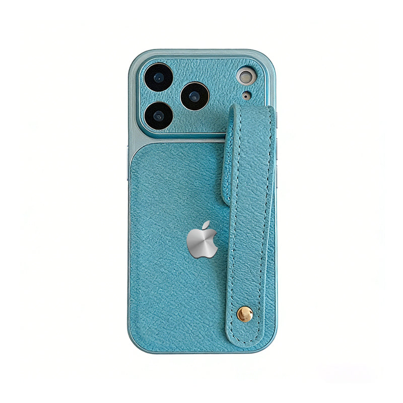 iPhone Lychee Texture Wristband Case