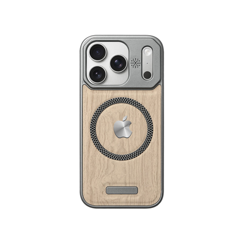 iPhone Wood Grain MagSafe Case
