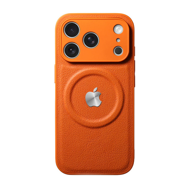 iPhone Lychee Texture Leather Case