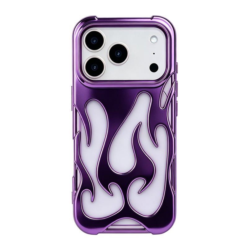 iPhone Flame Hollow Case