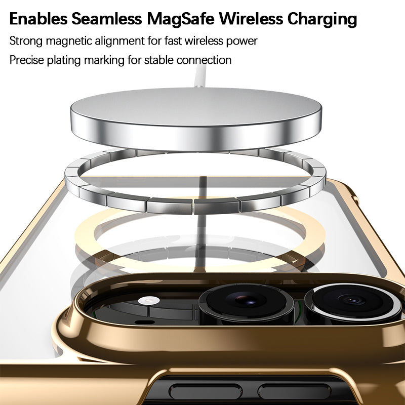 iPhone Duo Transparent Electroplated MagSafe Case
