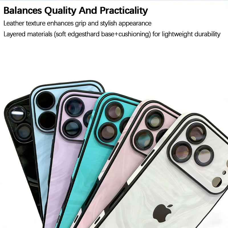iPhone Watercolor Leather Case