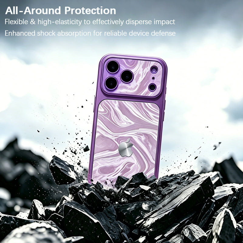 iPhone Liquid Ripple Suede Case