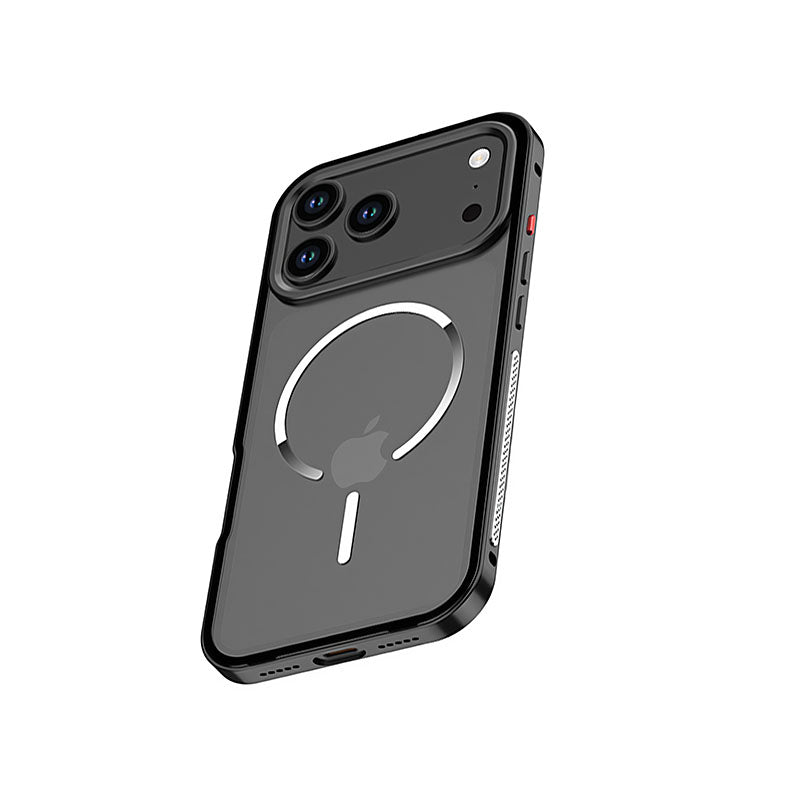 iPhone Metal Frame Matte Magnetic Case