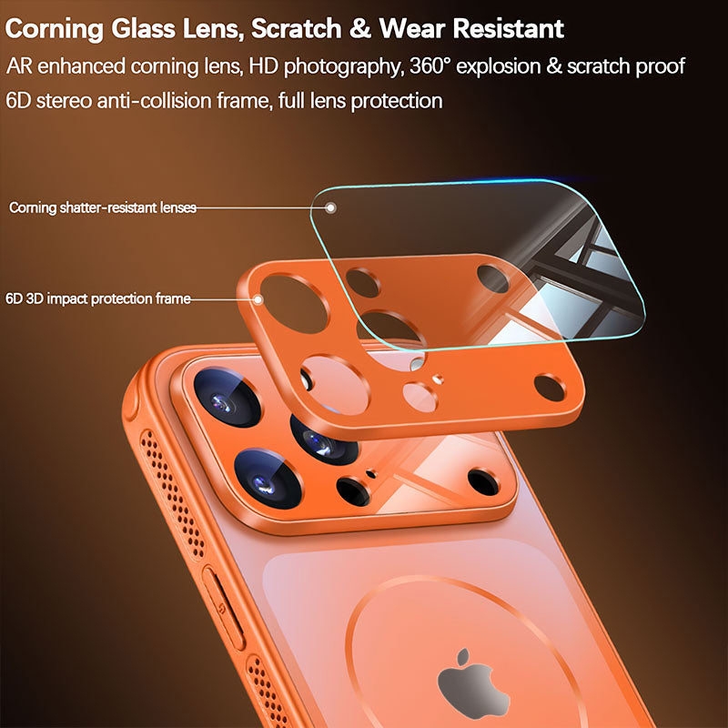 iPhone Frosted MagSafe Large Window Case
