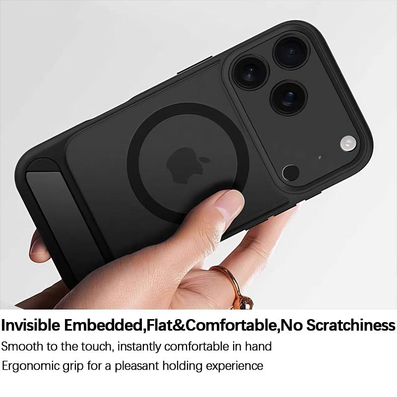 iPhone Matte Magnetic Bevel Holder Case