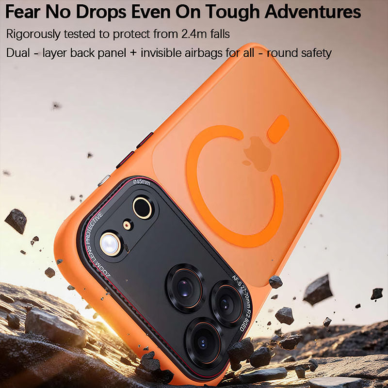 iPhone Matte Metal Lens Case