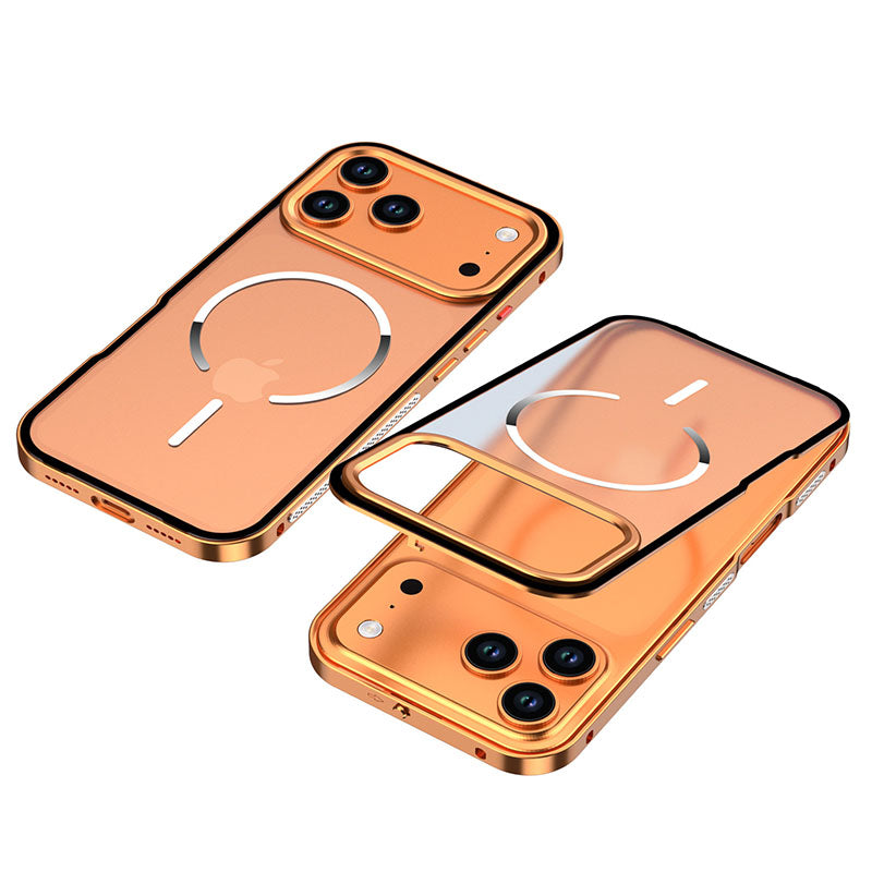 iPhone Metal Frame Matte Magnetic Case