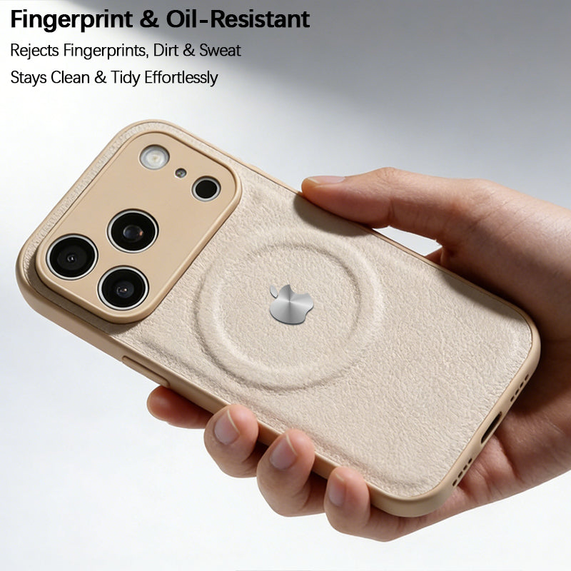 iPhone Lychee Texture Leather Case