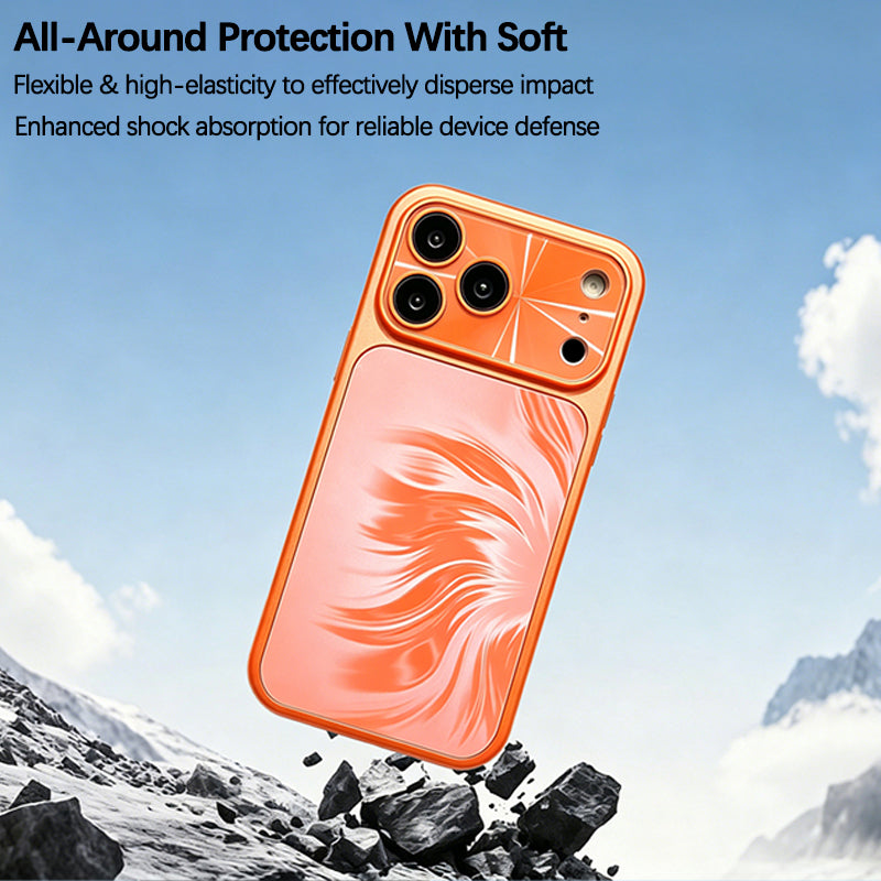 iPhone Gradient Feather Texture Case