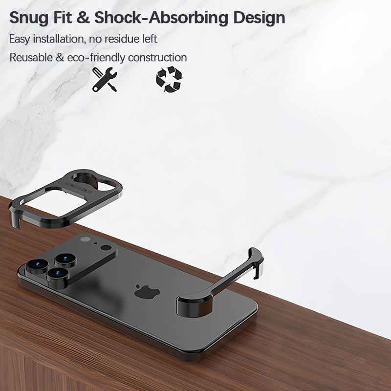 iPhone Frameless Aluminum Alloy Case