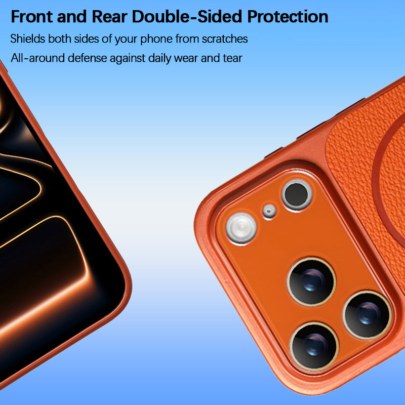 iPhone Leather Large Window Case