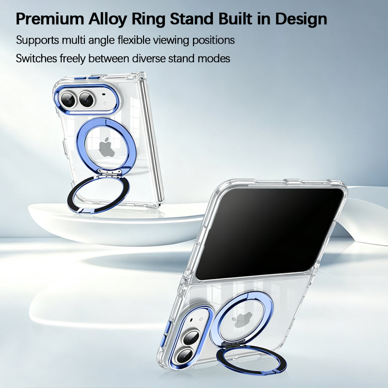 iPhone Duo Transparent MagSafe Stand Case