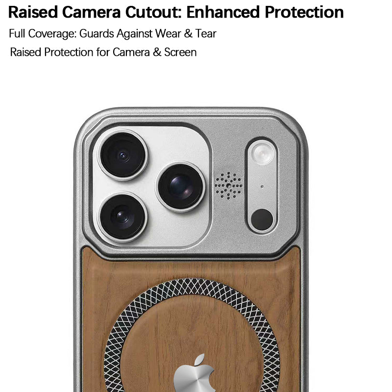 iPhone Wood Grain MagSafe Case