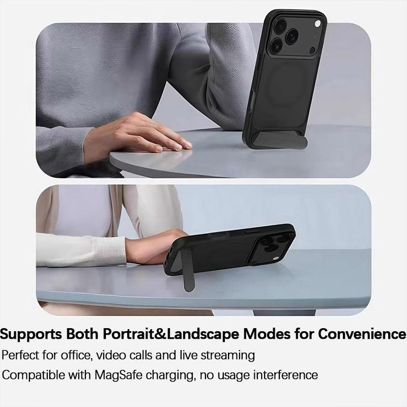 iPhone Matte Magnetic Bevel Holder Case