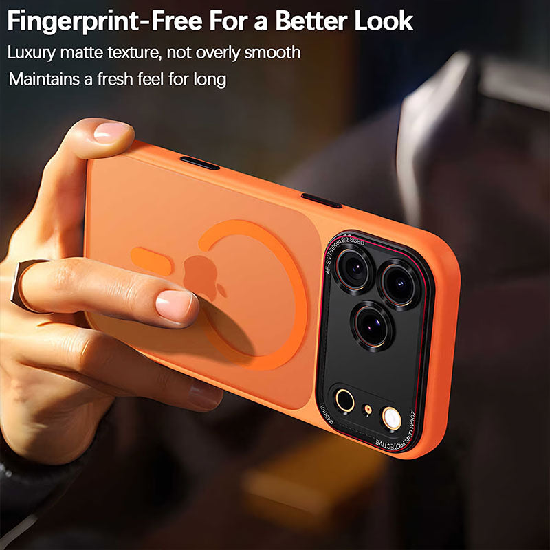 iPhone Matte Metal Lens Case