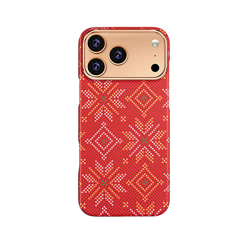 iPhone Iridescent Diamond Pattern MagSafe Case