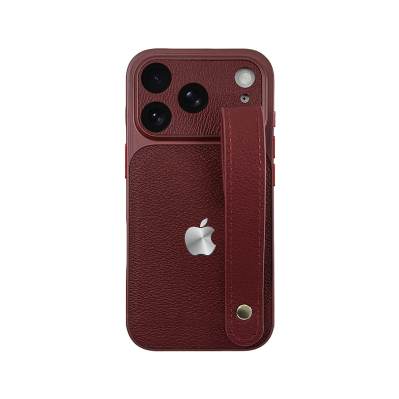 iPhone Lychee Texture Wristband Case