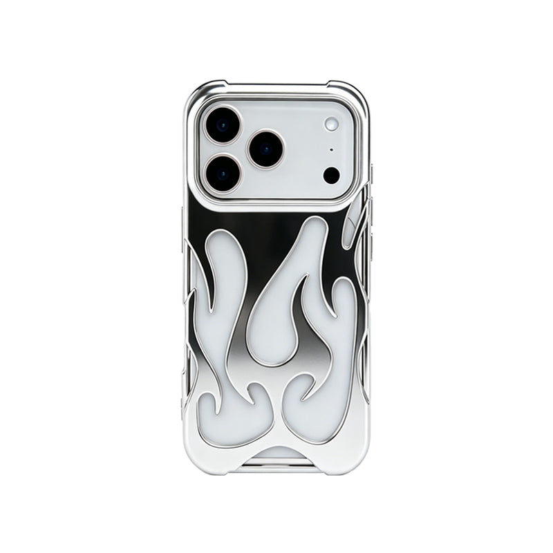 iPhone Flame Hollow Case