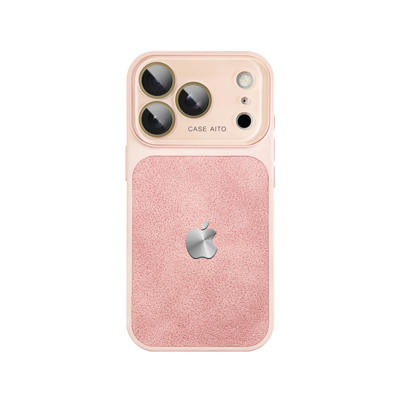 iPhone Crater Crystal Lens Leather Case