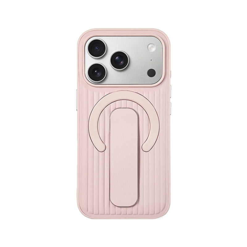 iPhone Leather Finger Strap Case