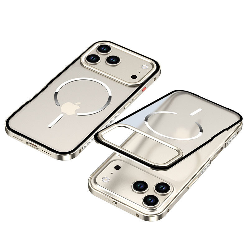 iPhone Metal Frame Matte Magnetic Case