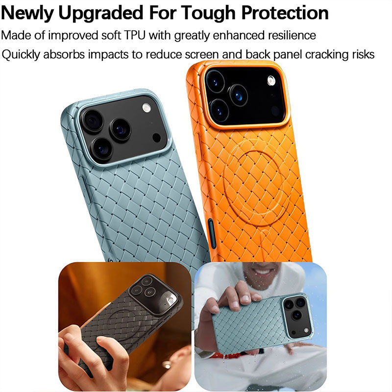 iPhone Woven Texture MagSafe Case