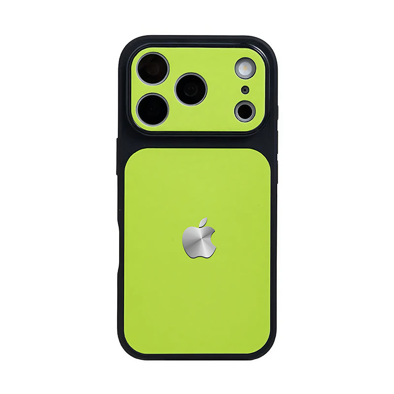 iPhone Color-Blocked Leather Case