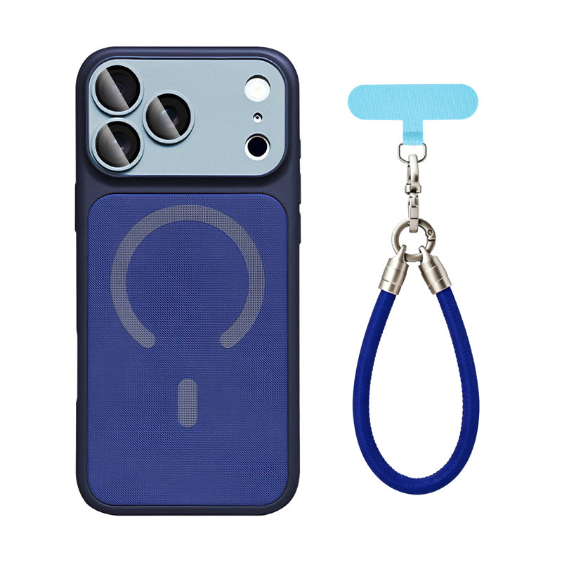 iPhone Color Block Fabric MagSafe Case