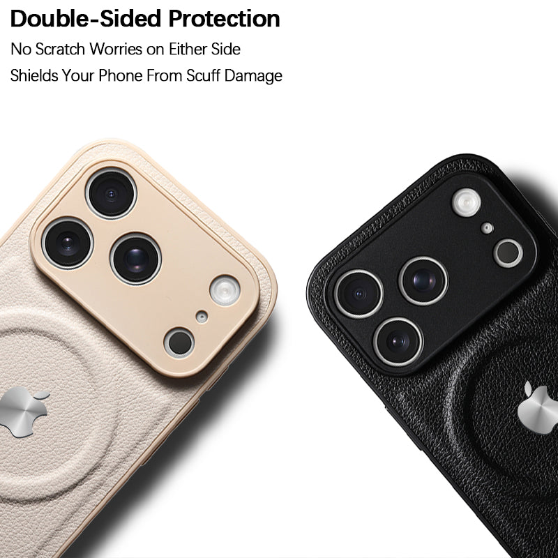 iPhone Lychee Texture Leather Case