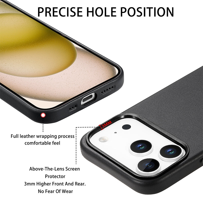 iPhone Leather Magnetic Case