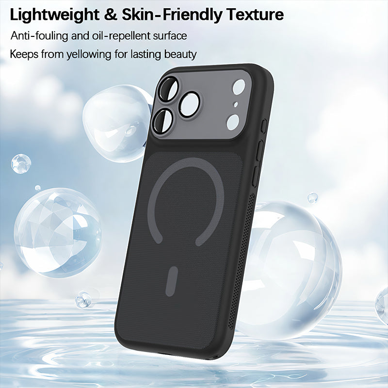 iPhone Color Block Fabric MagSafe Case