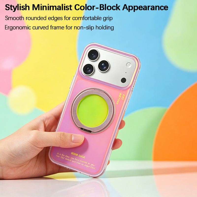 iPhone Gradient Laser Stand Case
