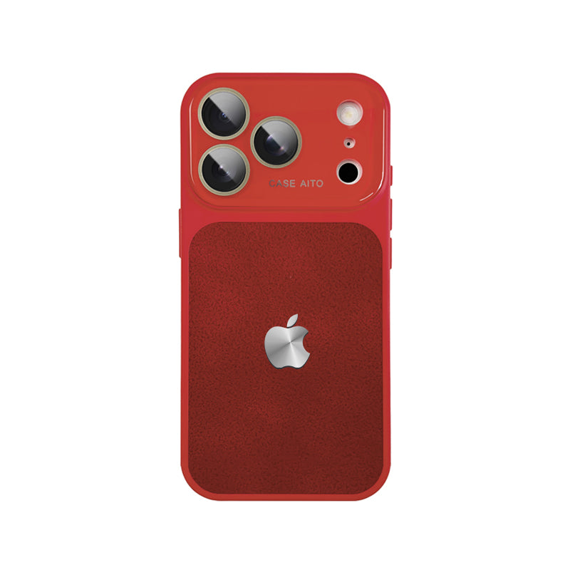iPhone Crater Crystal Lens Leather Case