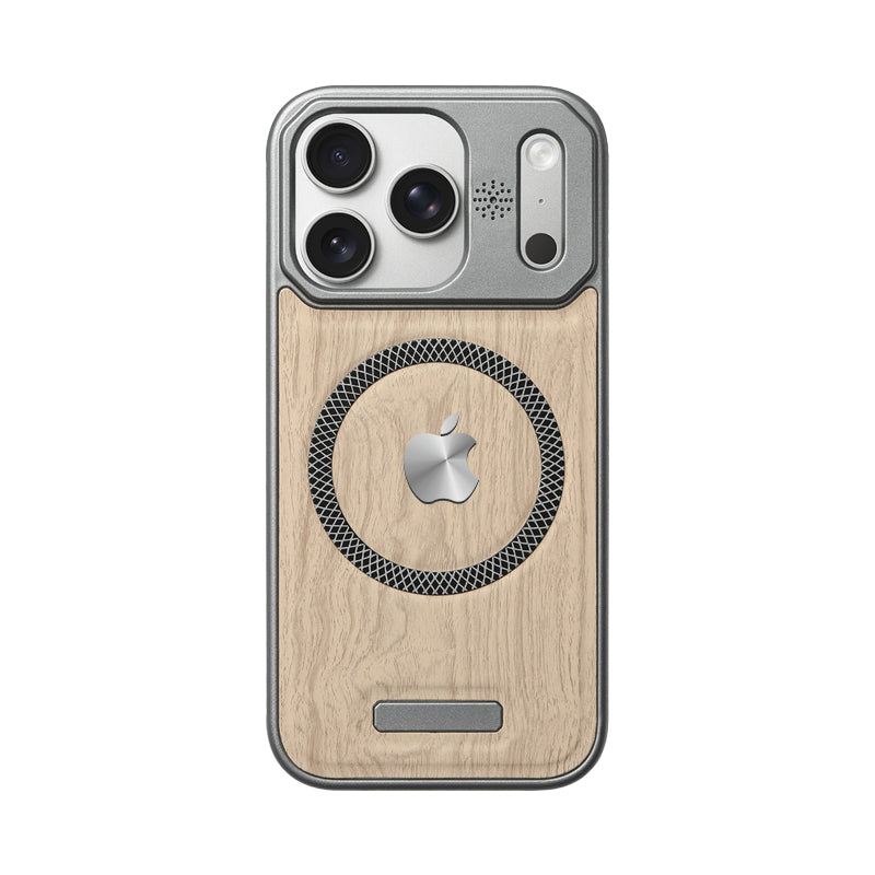 iPhone Wood Grain MagSafe Case