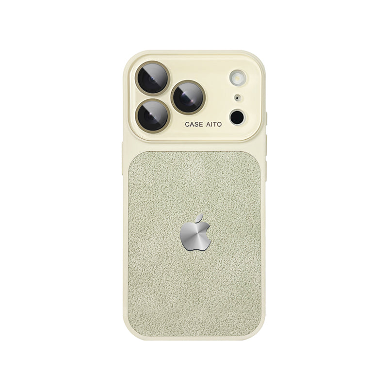 iPhone Crater Crystal Lens Leather Case