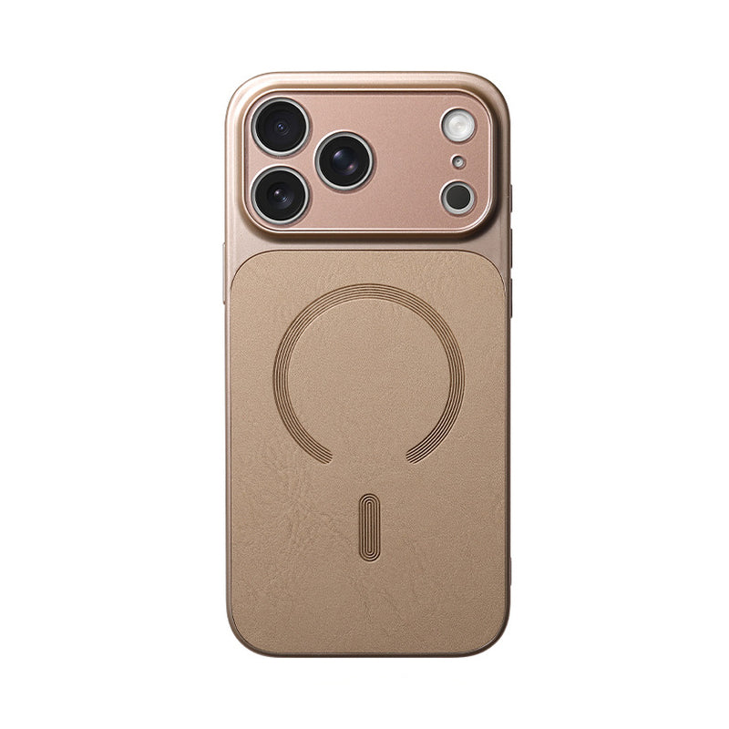 iPhone Leather Texture Large Window Case