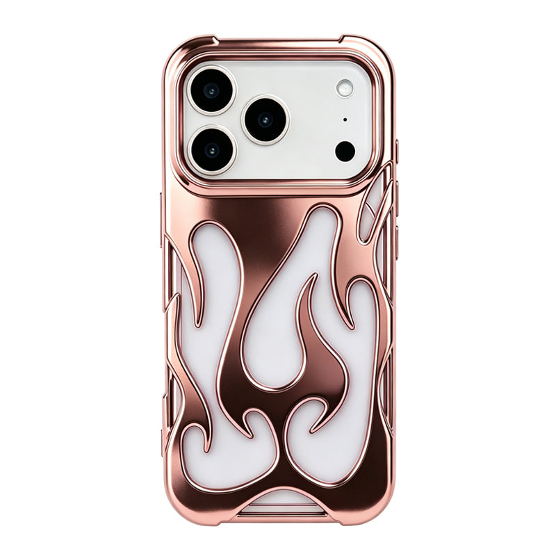 iPhone Flame Hollow Case