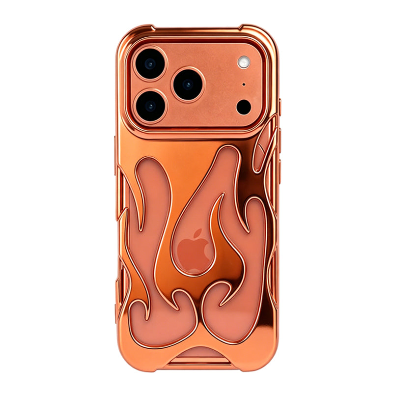 iPhone Flame Hollow Case