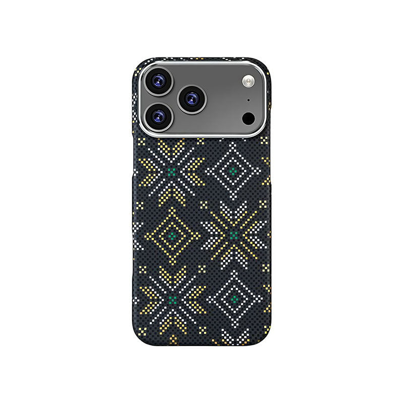 iPhone Iridescent Diamond Pattern MagSafe Case