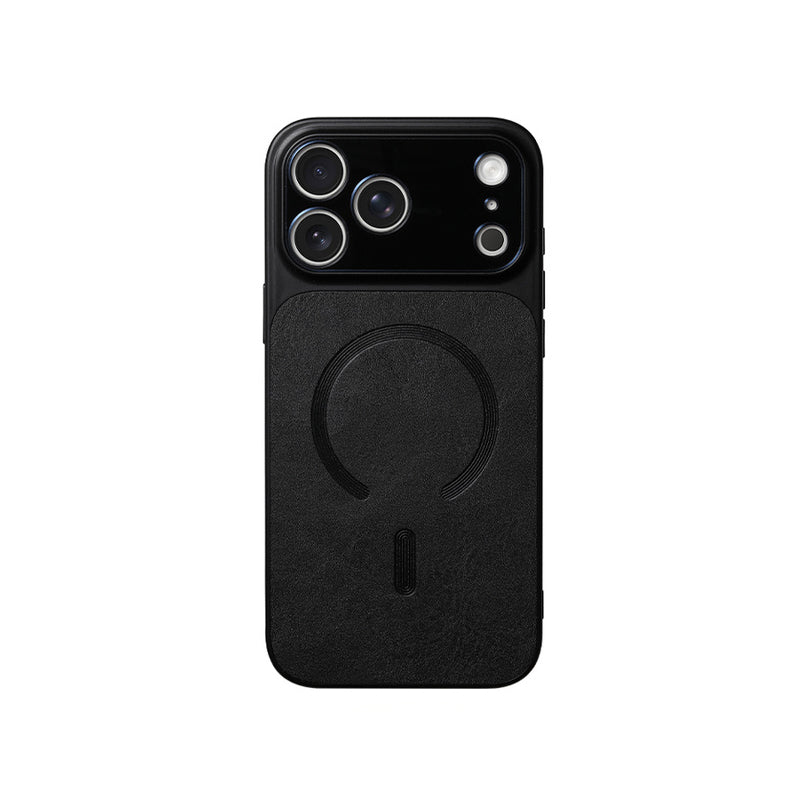 iPhone Leather Texture Large Window Case