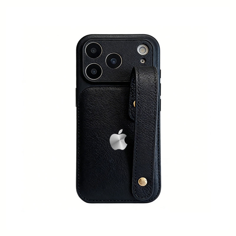 iPhone Lychee Texture Wristband Case